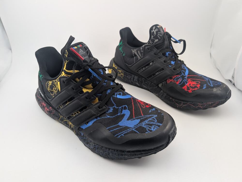 Adidas UltraBoost DNA Disney Black Multi Color FV6050 Mens HTF Sneakers Size 9